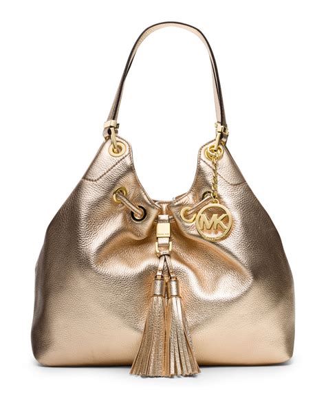 michael kors schminktasche gold|michael kors handbags gold.